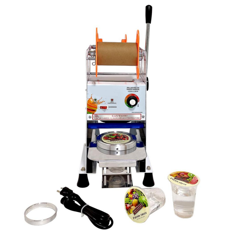 SELLADORA DE VASOS MANUAL